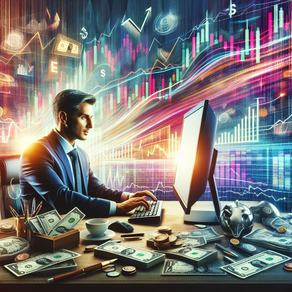 An illustration showcasing diverse profit-taking strategies in day trading, featuring vibrant colors and professional design elements.